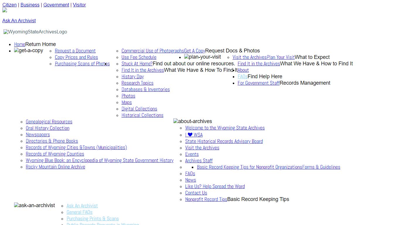 Public Records Requests in Wyoming - Wyoming State Archives